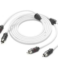 JL AUDIO XMD-WHTAIC2-6 6' 2-Channel Marine Audio Interconnect Cable