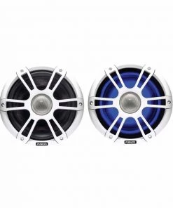 FUSION SG-CL77SPW 7.7" Coaxial Signature Speakers, Sport White with LED