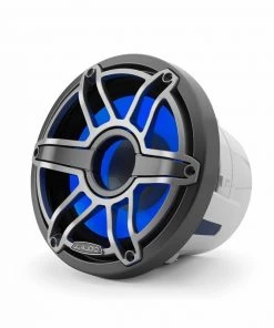 JL AUDIO M6-8IB-S-GmTi-i-4 8" Marine Subwoofer Driver, Gunmetal & Titanium Sport Grille with RGB LED Lighting