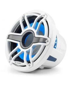 JL AUDIO M6-10IB-S-GwGw-i-4 10" Marine Subwoofer Driver, White Sport Grille with RGB LED Lighting