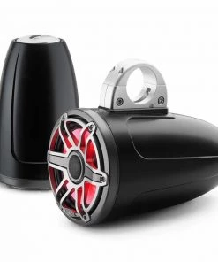 JL AUDIO M6-770ETXv3-Sb-S-GmTi-i 7.7" Enclosed Marine Coaxial Speaker System, Satin Black, Gunmetal and Titanium Sport Grille with RGB LED Lighting -Marine Electronics sale 19432699 2 1500.08022019030013