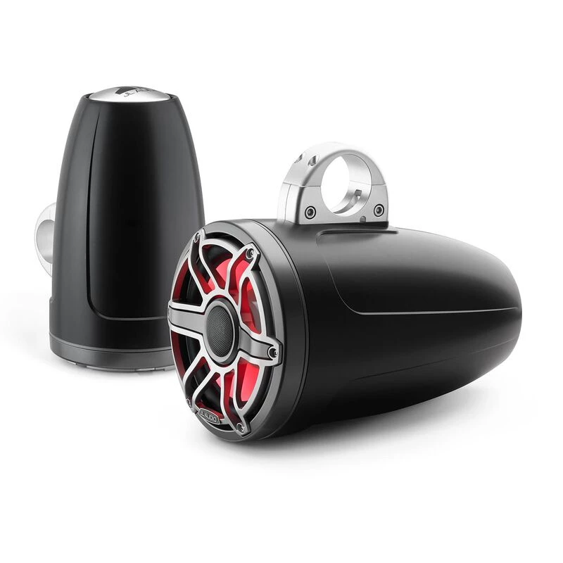 JL AUDIO M6-880ETXv3-Sb-S-GmTi-i 8.8" Enclosed Marine Coaxial Speaker System, Satin Black, Gunmetal and Titanium Sport Grille with RGB LED Lighting 6 JL AUDIO M6-880ETXv3-Sb-S-GmTi-i 8.8" Enclosed Marine Coaxial Speaker System, Satin Black, Gunmetal and Titanium Sport Grille with RGB LED Lighting - Image 4