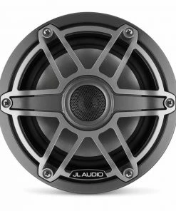 JL AUDIO M6-650X-S-GmTi 6.5" Marine Coaxial Speakers, Gunmetal and Titanium Sport Grilles