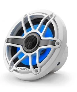 JL AUDIO M6-650X-S-GwGw-i 6.5" Marine Coaxial Speakers, White Sport Grilles with RGB LED Lighting