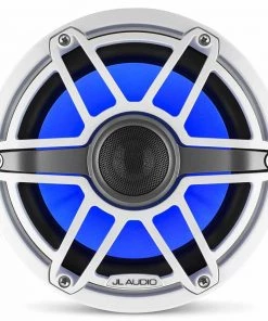 JL AUDIO M6-880X-S-GwGw-i 8.8" Marine Coaxial Speakers, White Sport Grilles with RGB LED Lighting