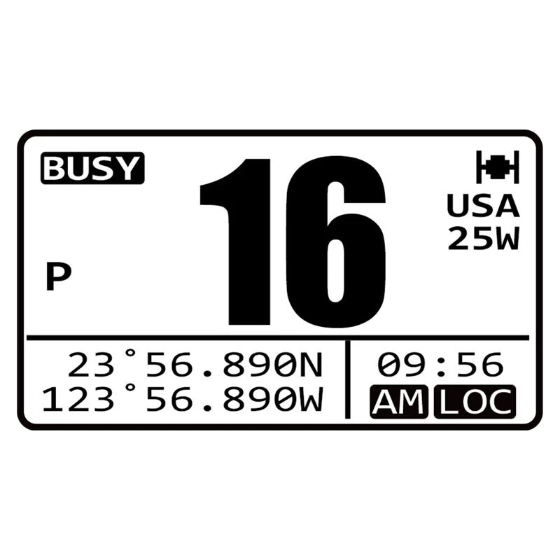 STANDARD HORIZON GX1400GW Eclipse 25W Fixed Mount VHF/GPS Radio 6 STANDARD HORIZON GX1400GW Eclipse 25W Fixed Mount VHF/GPS Radio - Image 4