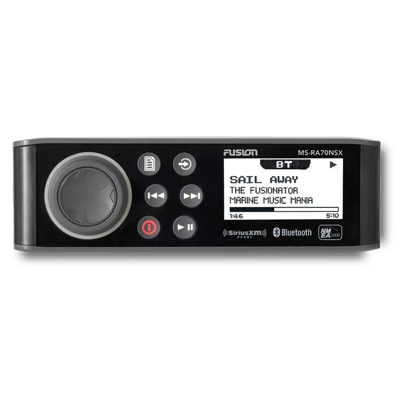 FUSION MS-RA70NSX Marine Digital Media Receiver with SiriusXM and NMEA 2000 Compatibility 3 FUSION MS-RA70NSX Marine Digital Media Receiver with SiriusXM and NMEA 2000 Compatibility