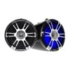 FUSION SG-FT88SPWC 8.8" 330 Watt Coaxial Wake Tower Sports Speakers, Silver/Chrome Sport Grilles, with White or Blue LED Illumination -Marine Electronics sale 19459627 1500.19082020040001