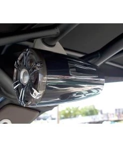 FUSION SG-FT88SPWC 8.8" 330 Watt Coaxial Wake Tower Sports Speakers, Silver/Chrome Sport Grilles, with White or Blue LED Illumination -Marine Electronics sale 19459627 6 1500.19082020040022