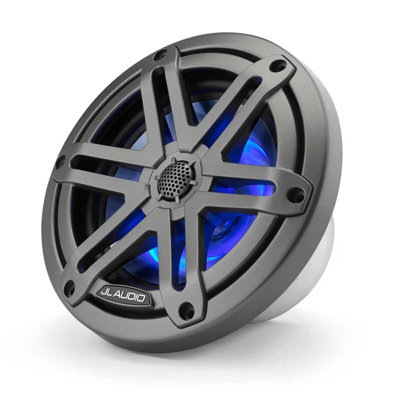 JL AUDIO M3-650X-S-Gm-i 6.5" Marine Coaxial Speakers Gunmetal Sport Grilles with RGB LED Lighting 3 JL AUDIO M3-650X-S-Gm-i 6.5" Marine Coaxial Speakers Gunmetal Sport Grilles with RGB LED Lighting
