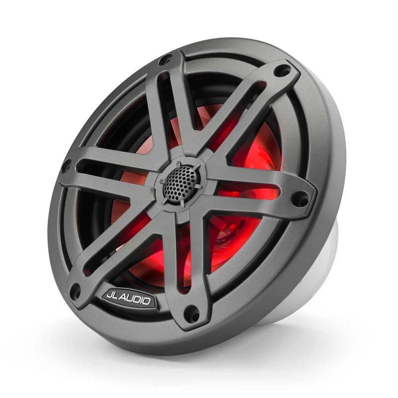 JL AUDIO M3-650X-S-Gm-i 6.5" Marine Coaxial Speakers Gunmetal Sport Grilles with RGB LED Lighting 6 JL AUDIO M3-650X-S-Gm-i 6.5" Marine Coaxial Speakers Gunmetal Sport Grilles with RGB LED Lighting - Image 4