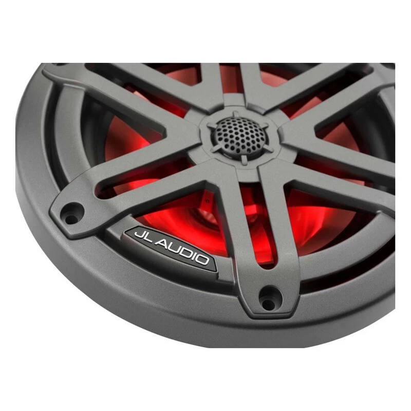 JL AUDIO M3-650X-S-Gm-i 6.5" Marine Coaxial Speakers Gunmetal Sport Grilles with RGB LED Lighting 9 JL AUDIO M3-650X-S-Gm-i 6.5" Marine Coaxial Speakers Gunmetal Sport Grilles with RGB LED Lighting - Image 7