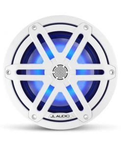 JL AUDIO M3-650X-S-Gw-i 6.5" Marine Coaxial Speakers, White Sport Grilles with RGB LED Lighting