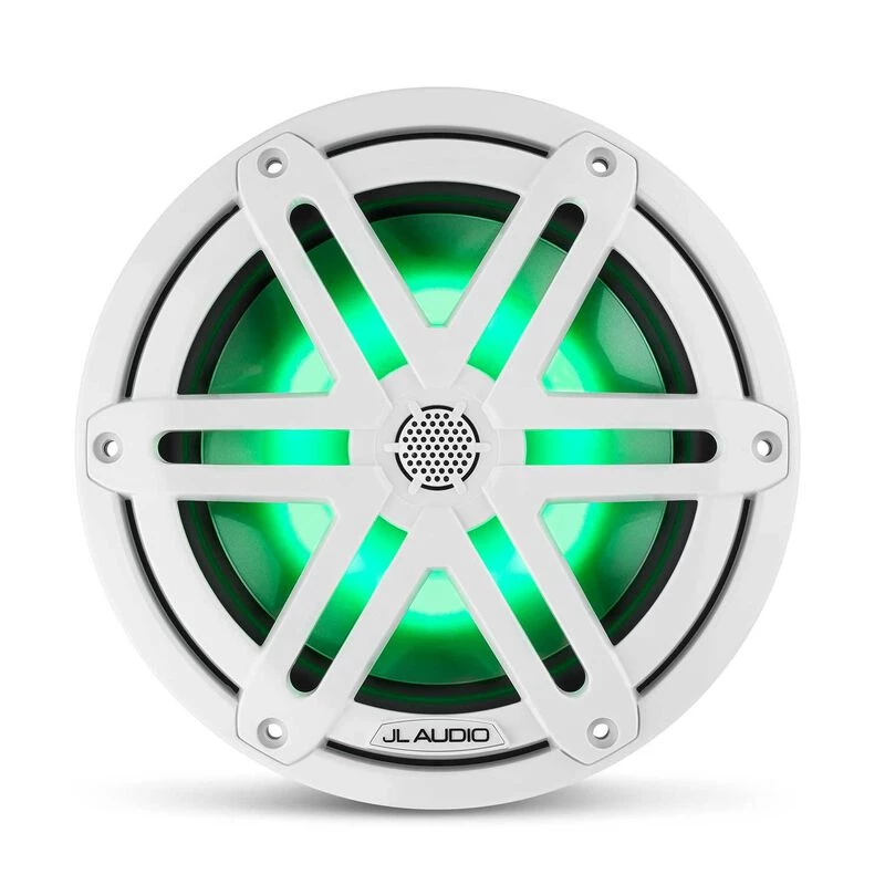 JL AUDIO M3-770X-S-Gw-i 7.7" Marine Coaxial Speakers, White Sport Grilles with RGB LED Lighting 4 JL AUDIO M3-770X-S-Gw-i 7.7" Marine Coaxial Speakers, White Sport Grilles with RGB LED Lighting - Image 2