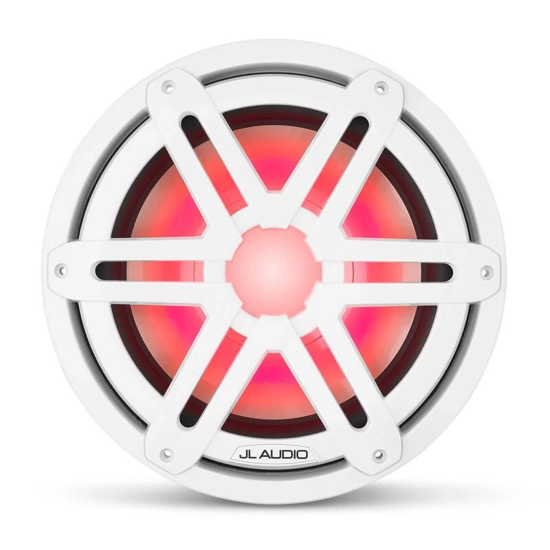 JL AUDIO M3-10IB-S-Gw-i-4 10" Marine Subwoofer Driver, White Sport Grilles with RGB LED Lighting 6 JL AUDIO M3-10IB-S-Gw-i-4 10" Marine Subwoofer Driver, White Sport Grilles with RGB LED Lighting - Image 4