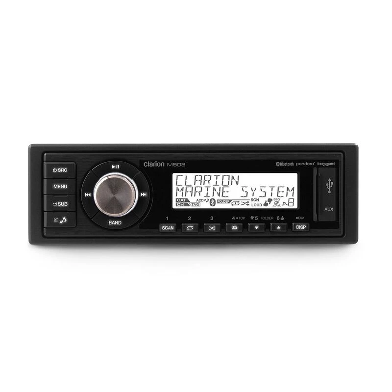 CLARION MARINE AUDIO M508 Marine Digital Media Receiver with Bluetooth 3 CLARION MARINE AUDIO M508 Marine Digital Media Receiver with Bluetooth