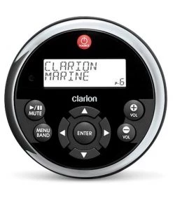 CLARION MARINE AUDIO MW1 Marine Watertight Wired Remote Control with 2-Line LCD