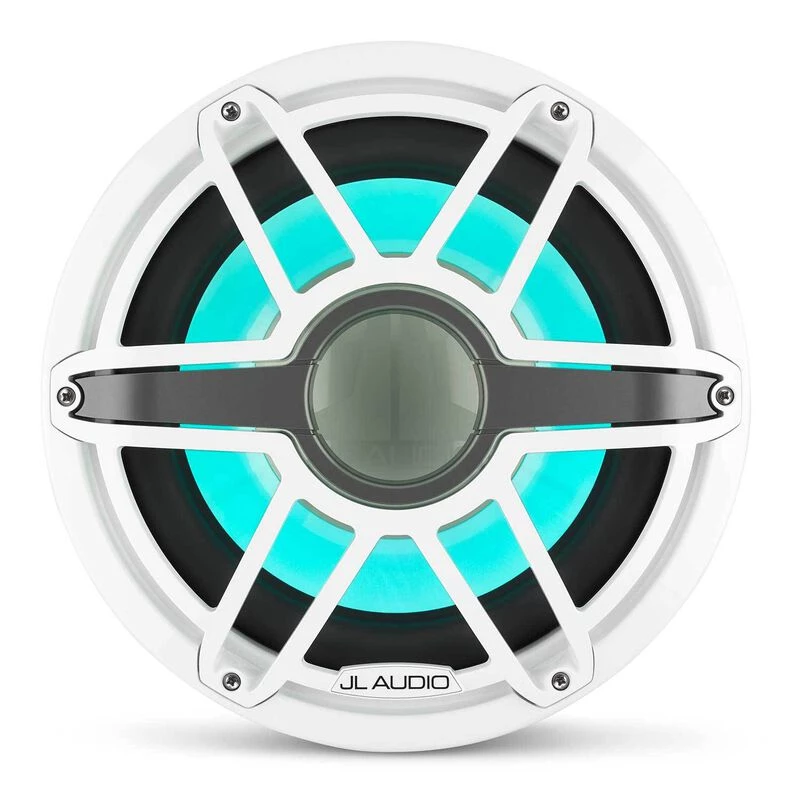 JL AUDIO M7-12IB-S-GwGw-i-4 12" Marine Subwoofer Driver with Transflective™ LED Lighting, Gloss White Trim Ring, Gloss White Sport Grille 4 JL AUDIO M7-12IB-S-GwGw-i-4 12" Marine Subwoofer Driver with Transflective™ LED Lighting, Gloss White Trim Ring, Gloss White Sport Grille - Image 2