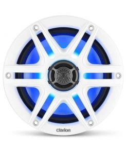 CLARION MARINE AUDIO CMS-651RGB-SWB 6.5" 2-way Marine Speaker with Sport Grilles and RGB Lighting