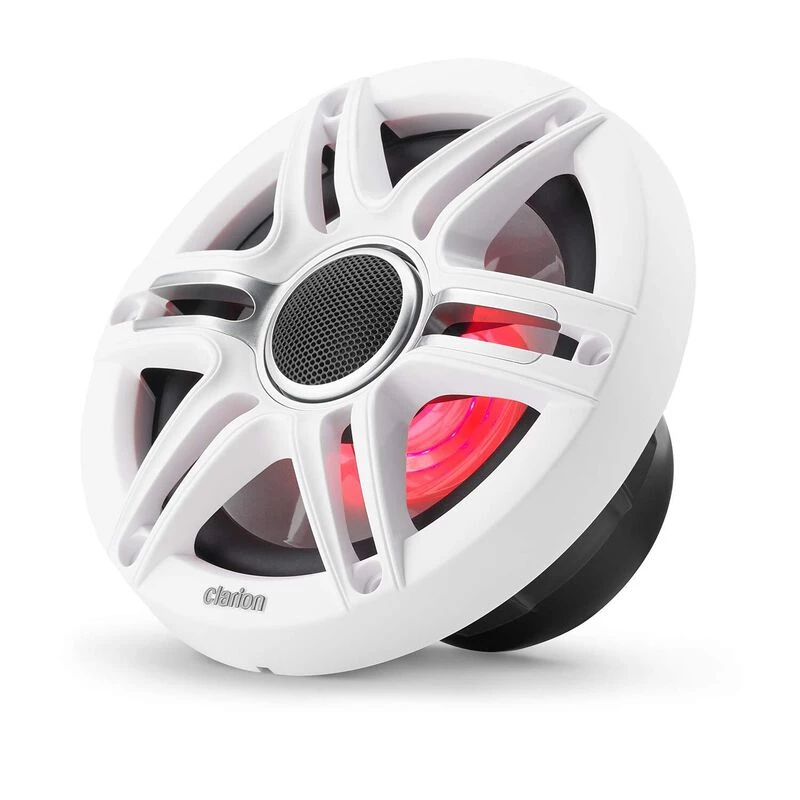 CLARION MARINE AUDIO CMSP-651RGB-SWG 6.5" 2-way Premium Marine Speakers with Sport Grilles and RGB Lighting 5 CLARION MARINE AUDIO CMSP-651RGB-SWG 6.5" 2-way Premium Marine Speakers with Sport Grilles and RGB Lighting - Image 3