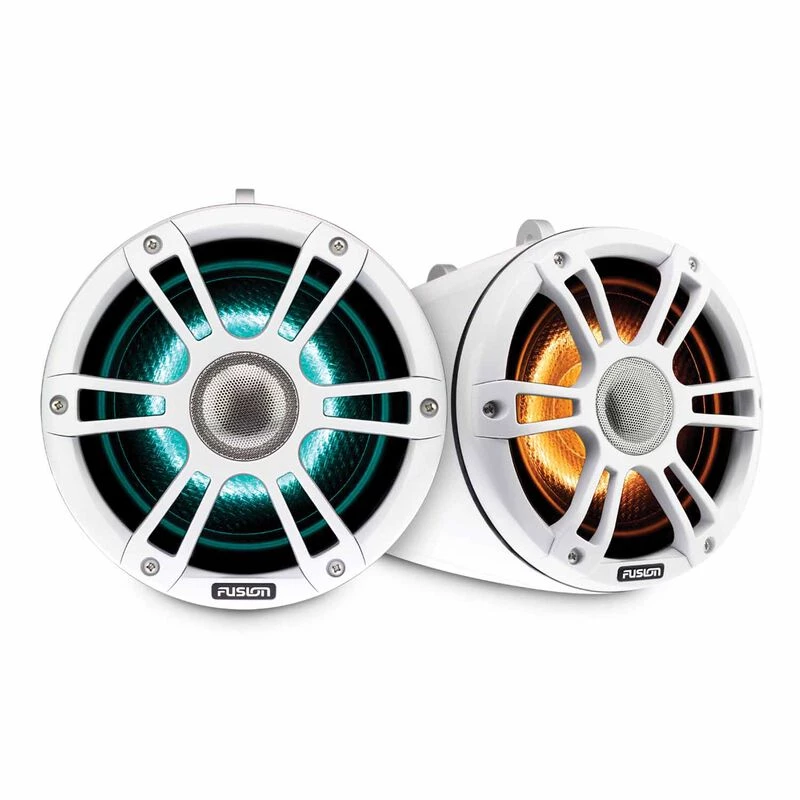 FUSION 8.8” 330 W Sports White Wake Tower Speakers with CRGBW LED Lighting 3 FUSION 8.8” 330 W Sports White Wake Tower Speakers with CRGBW LED Lighting
