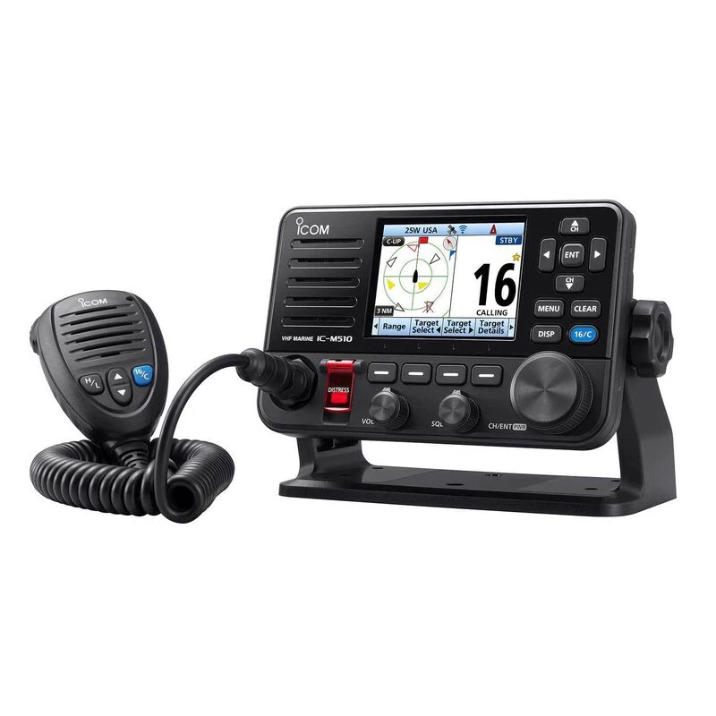 ICOM M510 Plus Class-D DSC VHF Marine Transceiver with Wireless LAN Function and Integrated AIS 4 ICOM M510 Plus Class-D DSC VHF Marine Transceiver with Wireless LAN Function and Integrated AIS - Image 2